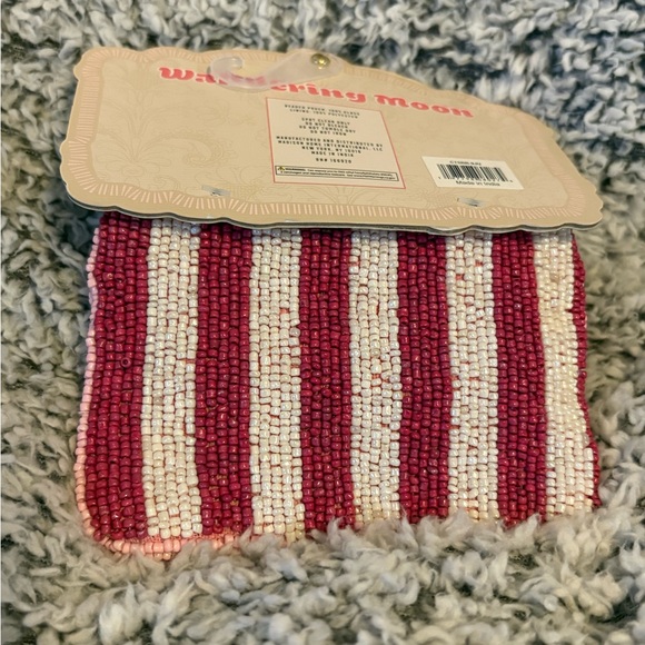 Beaded Pink Martini funds Clutch bag charm - Picture 2 of 3